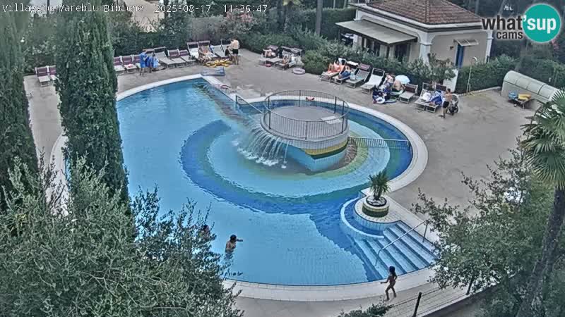 Villaggio Mare Blu Pool LIVE-Webcam Bibione Pineda – Italien