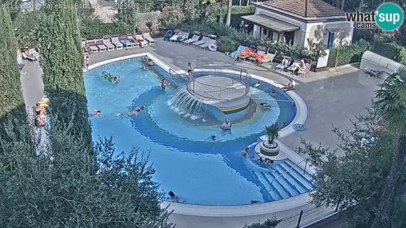 Piscina Villaggio Mare Blu webcam LIVE Bibione Pineda – Italia