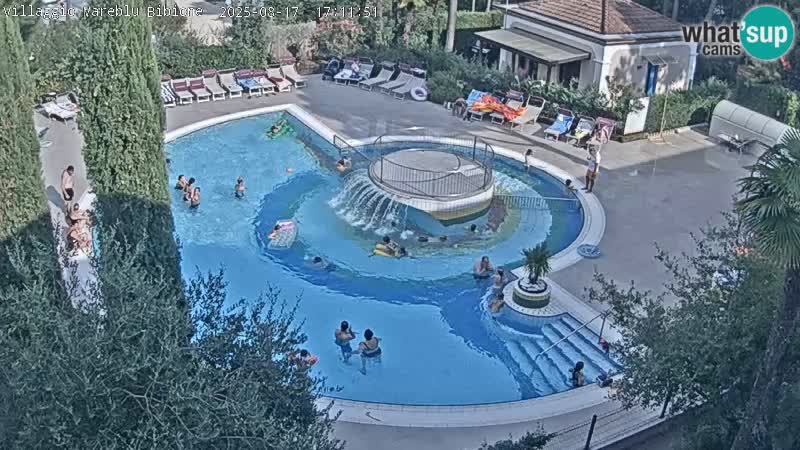 Piscina Villaggio Mare Blu webcam LIVE Bibione Pineda – Italia