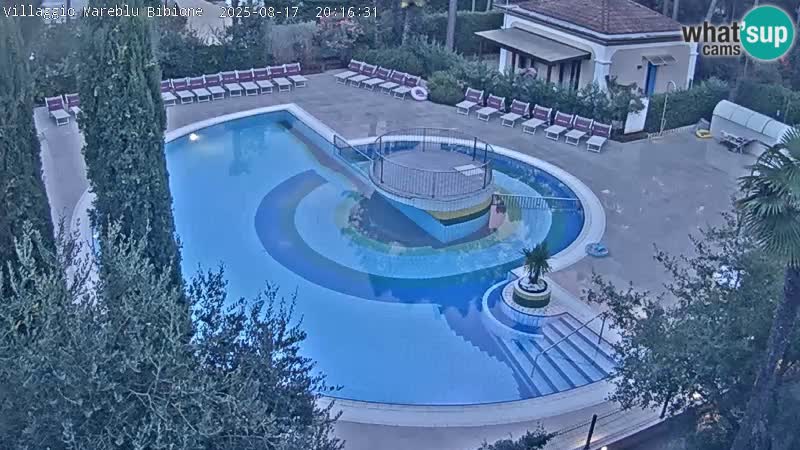 Villaggio Mare Blu Pool LIVE-Webcam Bibione Pineda – Italien