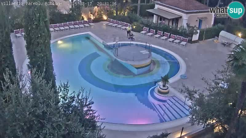 Villaggio Mare Blu pool LIVE webcam Bibione Pineda – Italy
