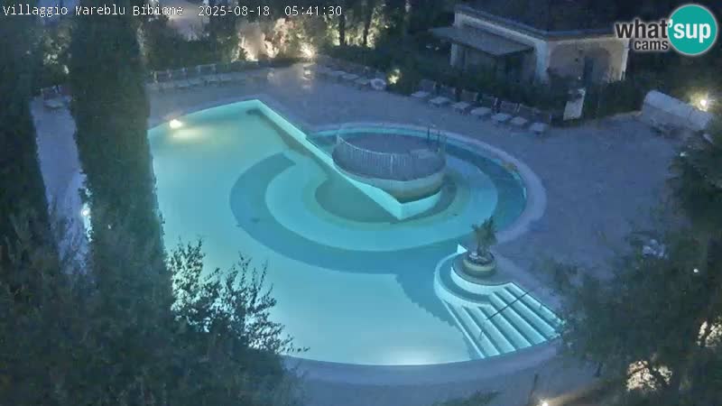 Villaggio Mare Blu pool LIVE webcam Bibione Pineda – Italy