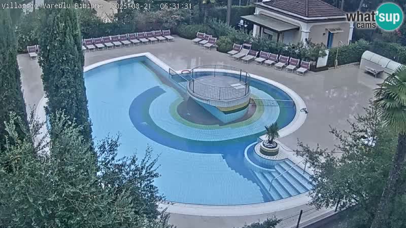 Villaggio Mare Blu piscine LIVE webcam Bibione Pineda – Italie