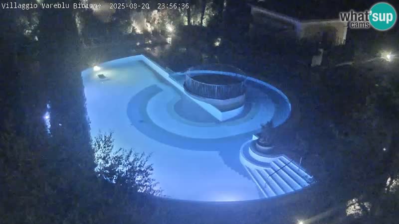 Villaggio Mare Blu bazen Spletna kamera V živo Bibione Pineda – Italija