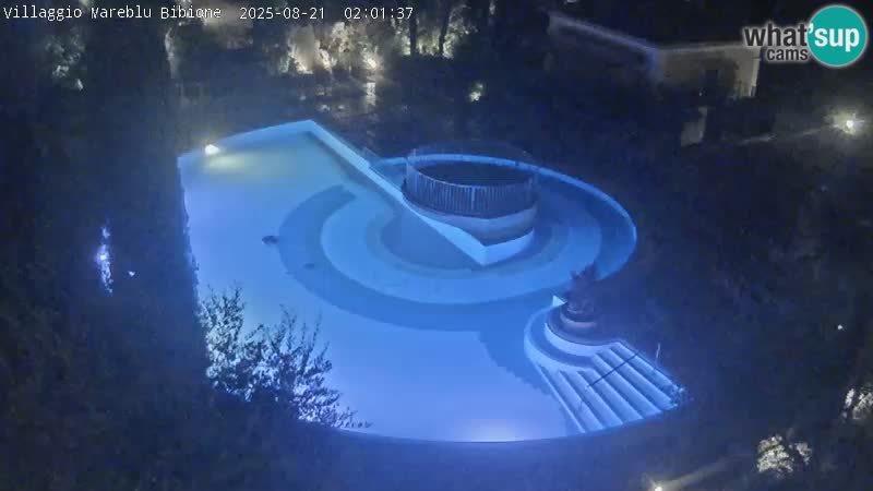 Villaggio Mare Blu bazen Spletna kamera V živo Bibione Pineda – Italija