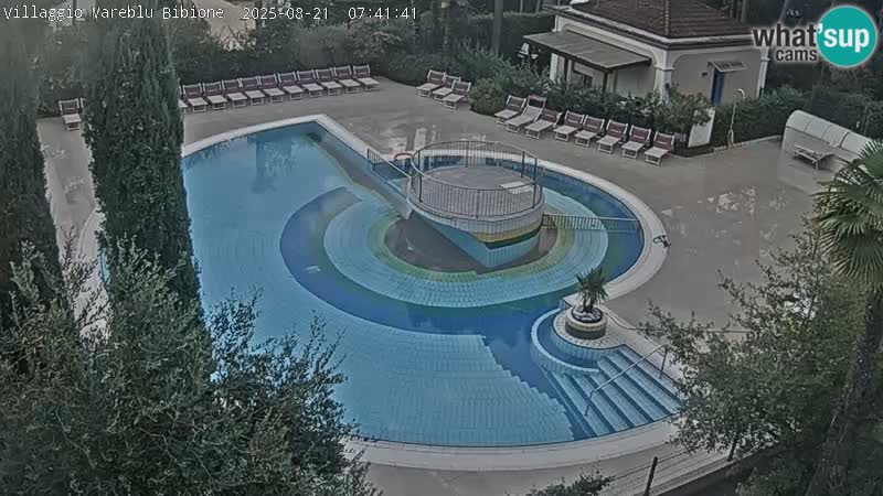 Piscina Villaggio Mare Blu EN VIVO webcam Bibione Pineda – Italia