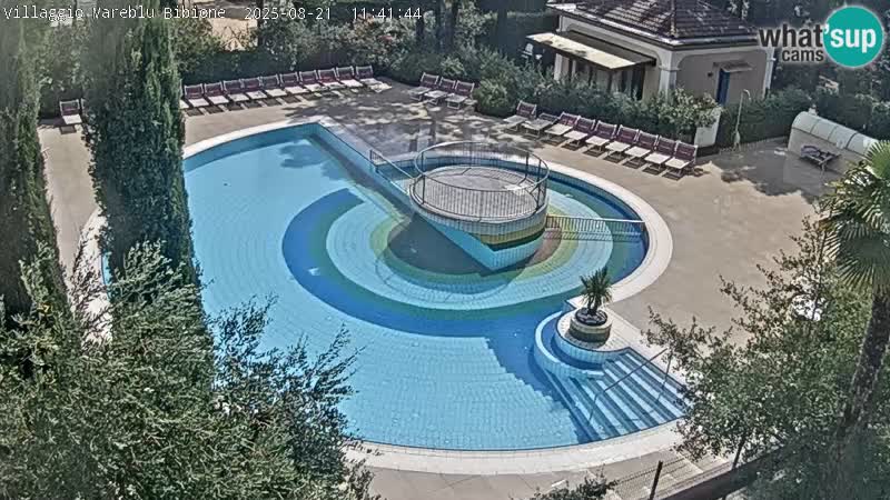 Piscina Villaggio Mare Blu EN VIVO webcam Bibione Pineda – Italia