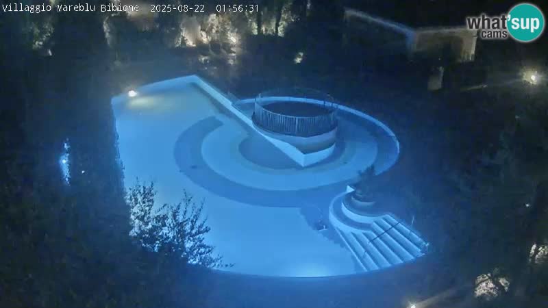 Villaggio Mare Blu bazen Spletna kamera V živo Bibione Pineda – Italija