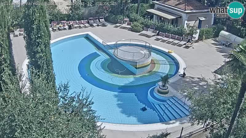 Villaggio Mare Blu pool LIVE webcam Bibione Pineda – Italy