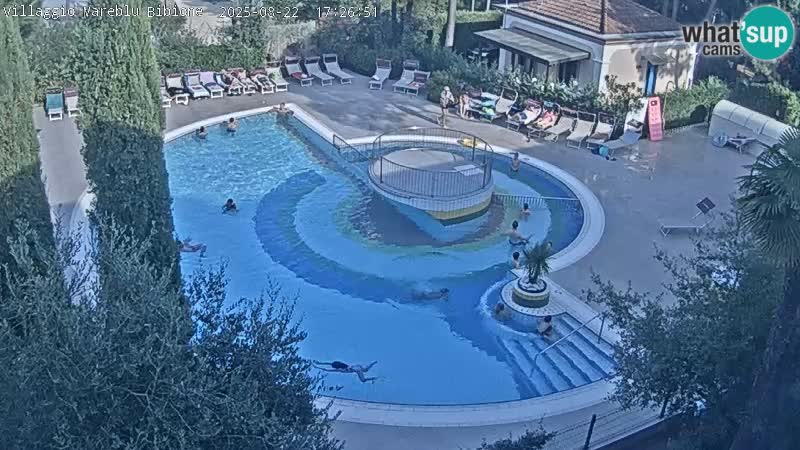 Piscina Villaggio Mare Blu EN VIVO webcam Bibione Pineda – Italia