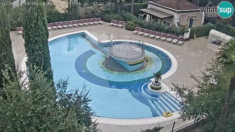 Villaggio Mare Blu Pool LIVE-Webcam Bibione Pineda – Italien