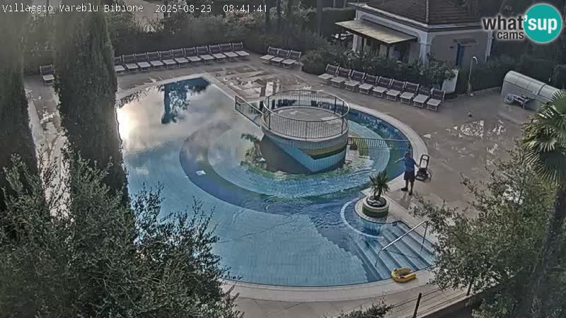 Piscina Villaggio Mare Blu webcam LIVE Bibione Pineda – Italia