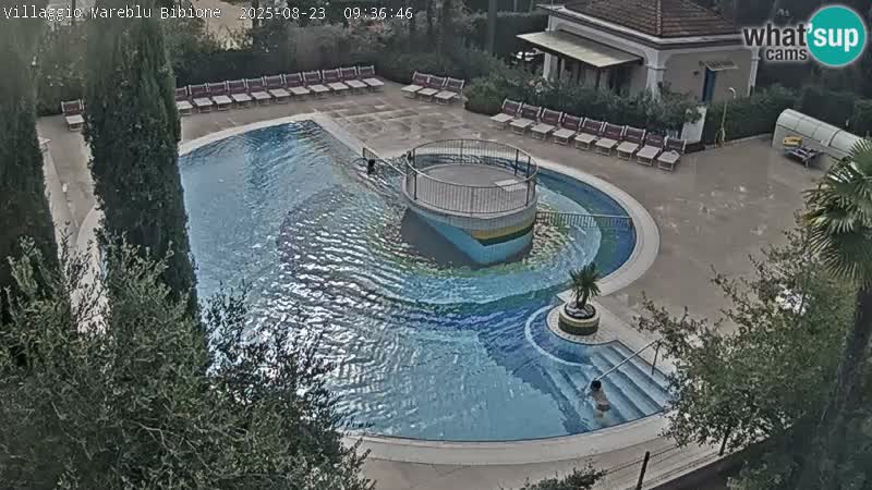 Piscina Villaggio Mare Blu webcam LIVE Bibione Pineda – Italia