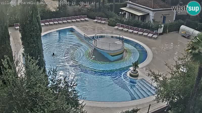 Piscina Villaggio Mare Blu webcam LIVE Bibione Pineda – Italia