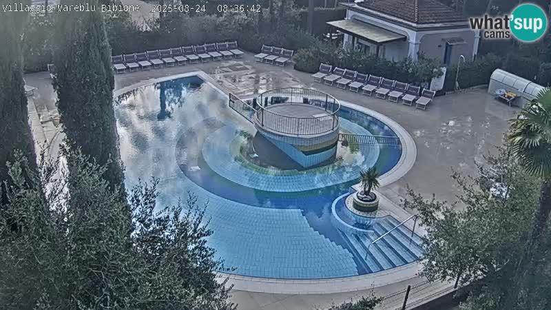 Villaggio Mare Blu pool LIVE webcam Bibione Pineda – Italy