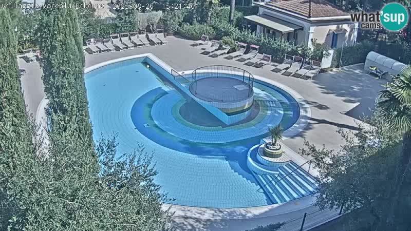 Villaggio Mare Blu piscine LIVE webcam Bibione Pineda – Italie