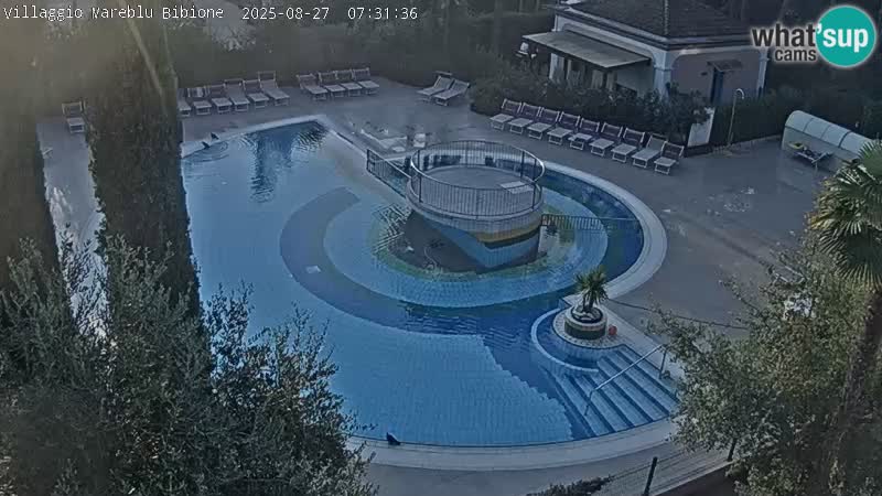 Piscina Villaggio Mare Blu webcam LIVE Bibione Pineda – Italia