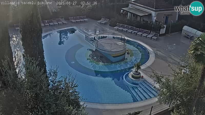 Piscina Villaggio Mare Blu webcam LIVE Bibione Pineda – Italia
