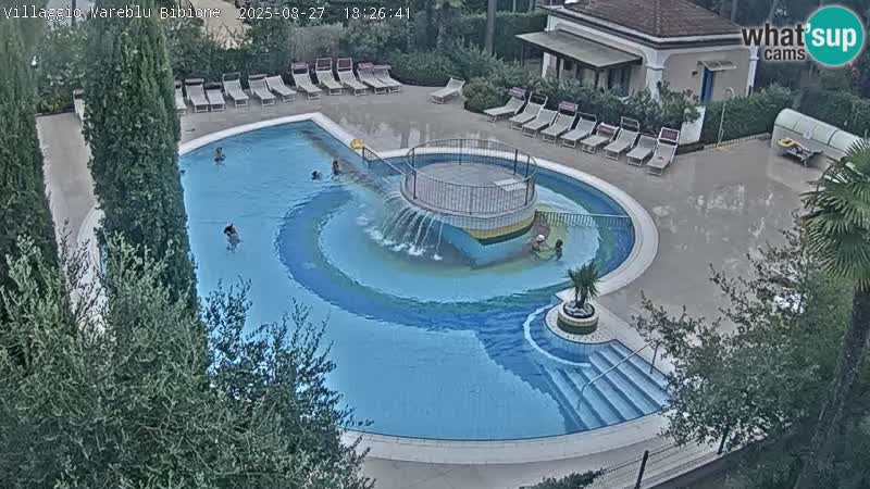 Piscina Villaggio Mare Blu EN VIVO webcam Bibione Pineda – Italia