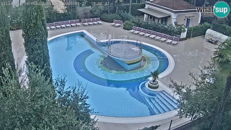 Villaggio Mare Blu pool LIVE webcam Bibione Pineda – Italy