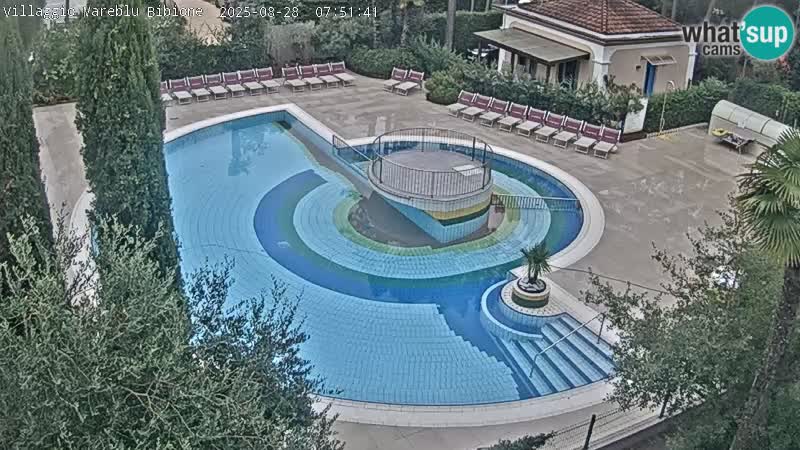 Villaggio Mare Blu piscine LIVE webcam Bibione Pineda – Italie