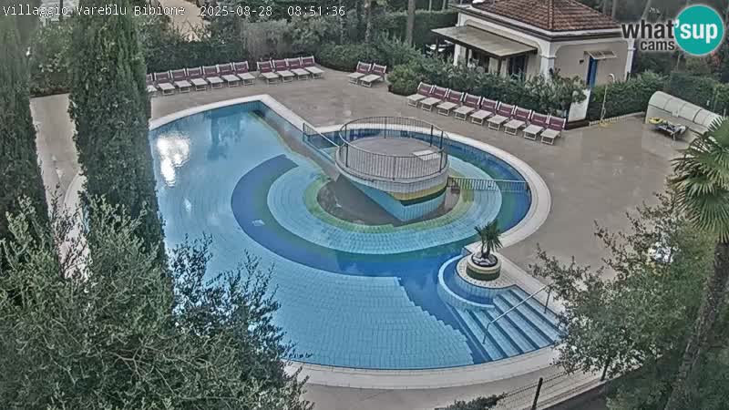 Villaggio Mare Blu piscine LIVE webcam Bibione Pineda – Italie