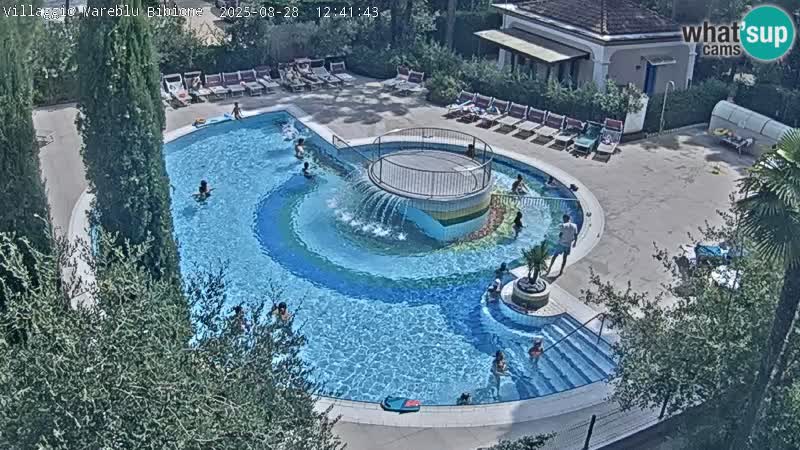 Villaggio Mare Blu Pool LIVE-Webcam Bibione Pineda – Italien