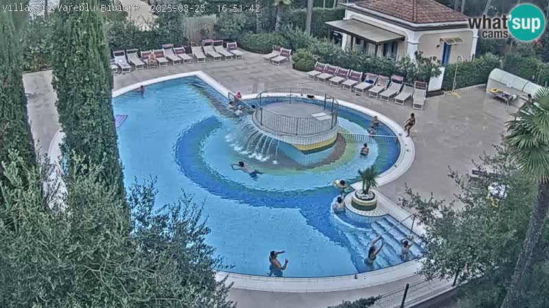 Villaggio Mare Blu piscine LIVE webcam Bibione Pineda – Italie