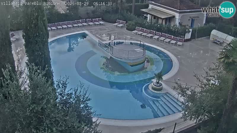 Piscina Villaggio Mare Blu EN VIVO webcam Bibione Pineda – Italia