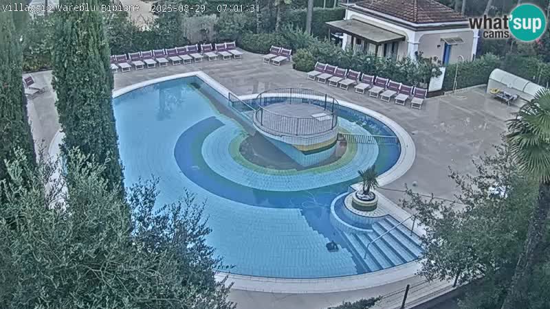 Villaggio Mare Blu Pool LIVE-Webcam Bibione Pineda – Italien