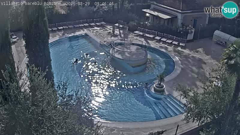Villaggio Mare Blu piscine LIVE webcam Bibione Pineda – Italie