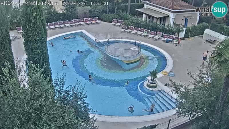 Villaggio Mare Blu pool LIVE webcam Bibione Pineda – Italy