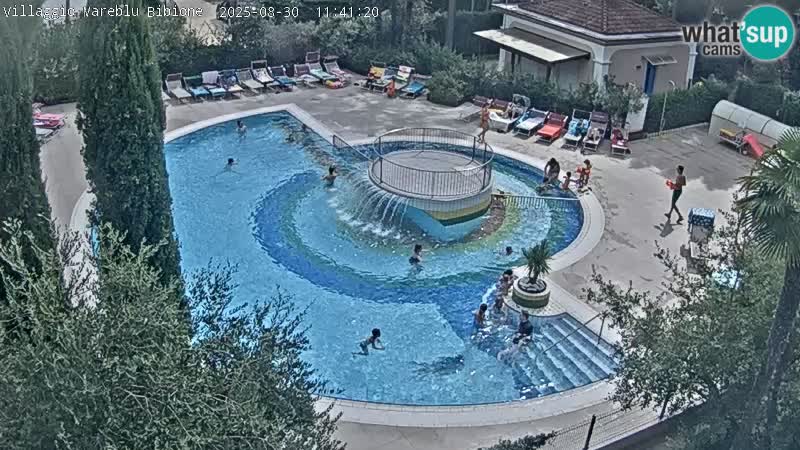 Villaggio Mare Blu Pool LIVE-Webcam Bibione Pineda – Italien