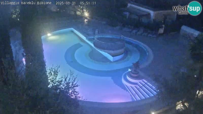Villaggio Mare Blu piscine LIVE webcam Bibione Pineda – Italie