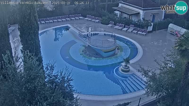 Villaggio Mare Blu piscine LIVE webcam Bibione Pineda – Italie