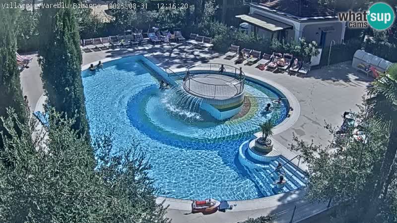 Piscina Villaggio Mare Blu webcam LIVE Bibione Pineda – Italia