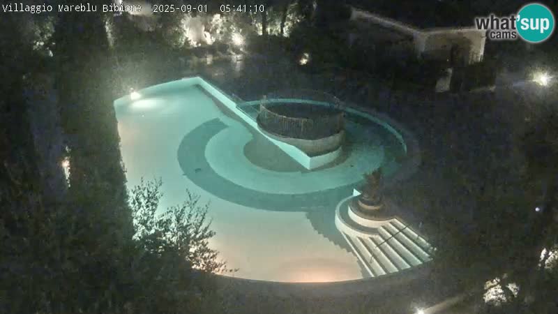 Villaggio Mare Blu bazen UŽIVO web kamera Bibione Pineda – Italija