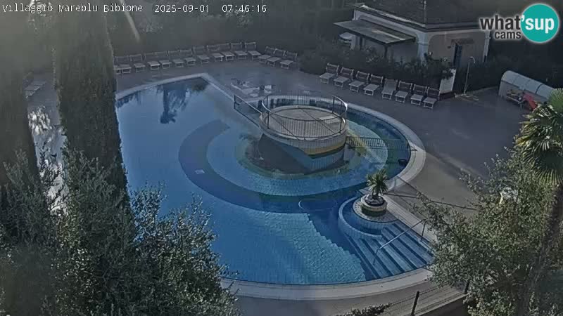 Villaggio Mare Blu piscine LIVE webcam Bibione Pineda – Italie
