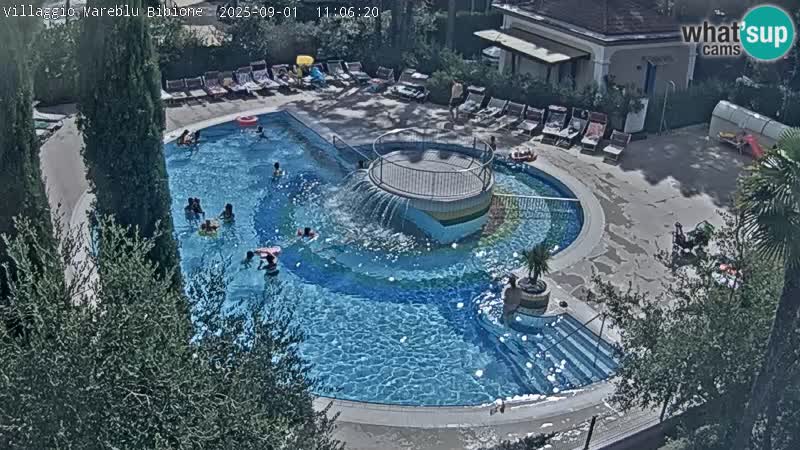 Piscina Villaggio Mare Blu EN VIVO webcam Bibione Pineda – Italia