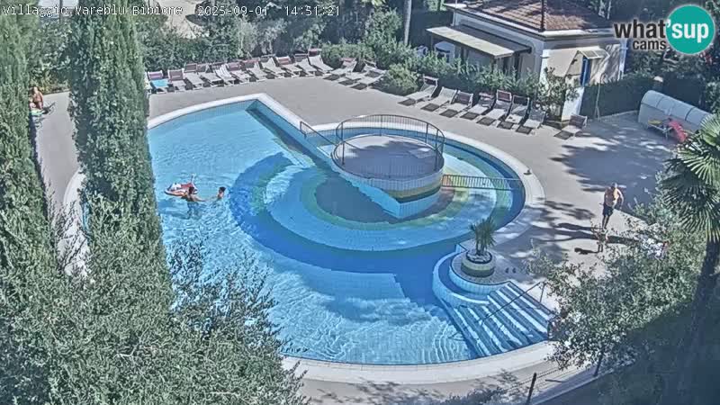 Piscina Villaggio Mare Blu EN VIVO webcam Bibione Pineda – Italia