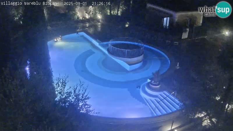 Piscina Villaggio Mare Blu webcam LIVE Bibione Pineda – Italia