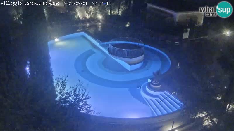 Villaggio Mare Blu bazen UŽIVO web kamera Bibione Pineda – Italija