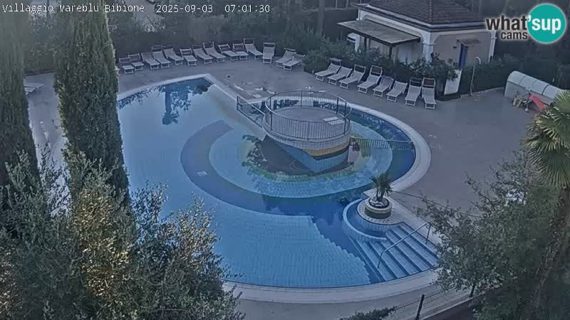 Villaggio Mare Blu pool LIVE webcam Bibione Pineda – Italy