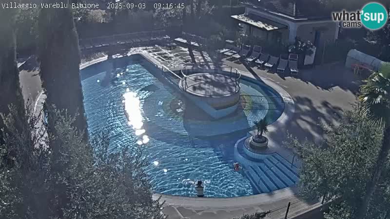 Villaggio Mare Blu piscine LIVE webcam Bibione Pineda – Italie