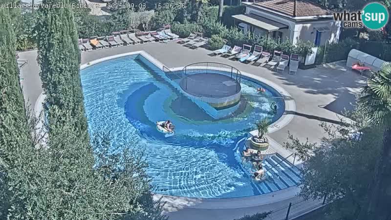 Villaggio Mare Blu pool LIVE webcam Bibione Pineda – Italy