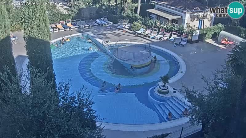 Villaggio Mare Blu pool LIVE webcam Bibione Pineda – Italy