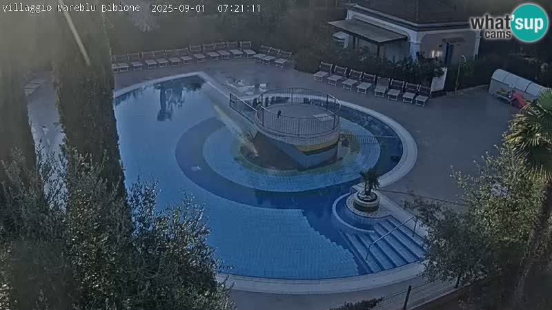 Villaggio Mare Blu pool LIVE webcam Bibione Pineda – Italy