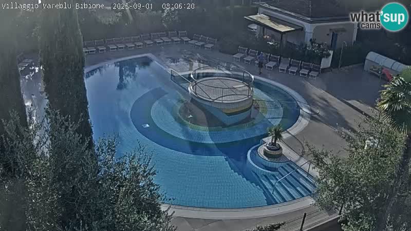 Villaggio Mare Blu piscine LIVE webcam Bibione Pineda – Italie