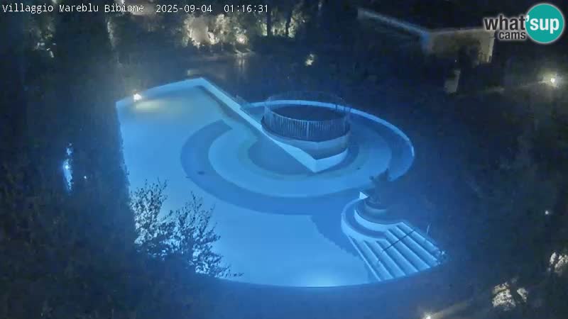 Villaggio Mare Blu piscine LIVE webcam Bibione Pineda – Italie