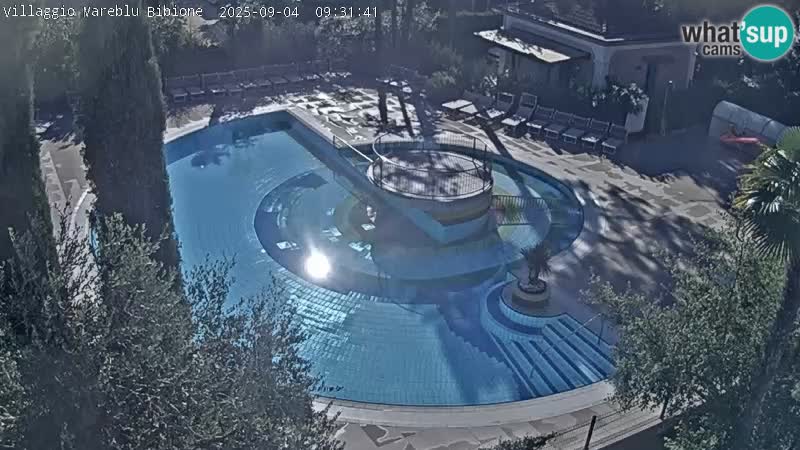 Villaggio Mare Blu piscine LIVE webcam Bibione Pineda – Italie